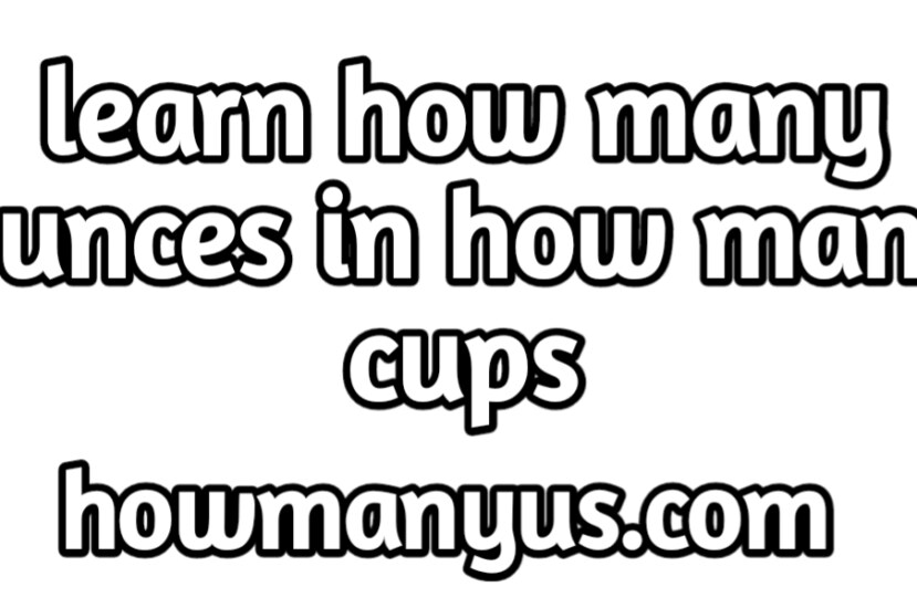 how many ounces in a cup, ounce is how many cups 25 plus easy way to learn