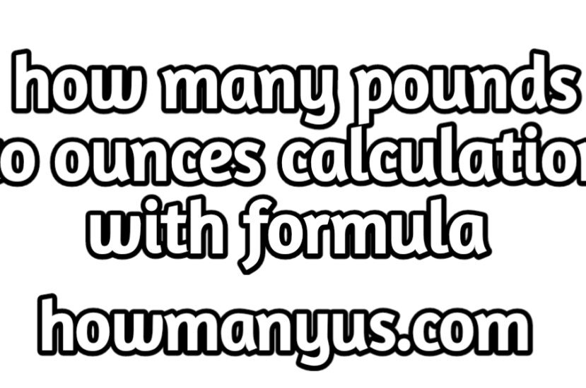 how many pounds are in ounce 50 Easy Method Explanation