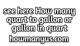how many gal in qt or quart to gallon 30 Easy Explanation