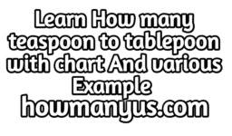 how many teaspoons in a tablespoon best conversation chart 2024