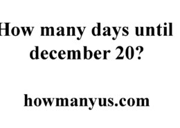 How many days until december 20? Best Answer 2024