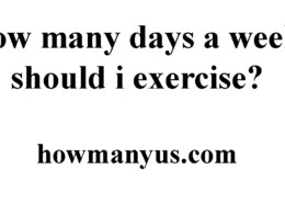 How many days a week should i exercise? Best Answer 2024