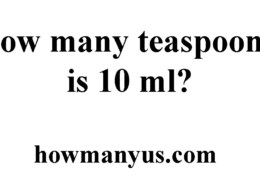 How many teaspoons is 10 ml? Best Answer 2024