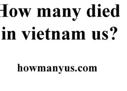 How many died in vietnam us? Best Answer 2024