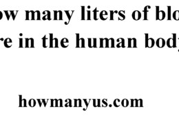 How many liters of blood are in the human body? Best Answer 2