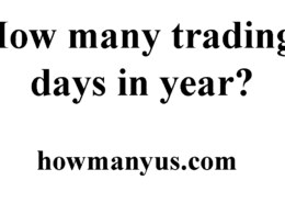 How many trading days in year? Best Answer 2024