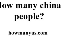 How many china people? Best Answer 2024