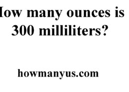 How many ounces is 300 milliliters? Best Answer 2024