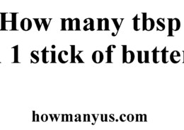 How many tbsp in 1 stick of butter? Best Answer 2024