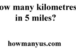 How many kilometres in 5 miles? Best Answer  2024