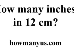 How many inches in 12 cm? Best Answer 2024